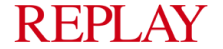 Replay logo